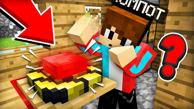 ОТКУДА У МЕНЯ ДОМА ЭТА КРАСНАЯ КНОПКА В МАЙНКРАФТ | Компот Minecraft