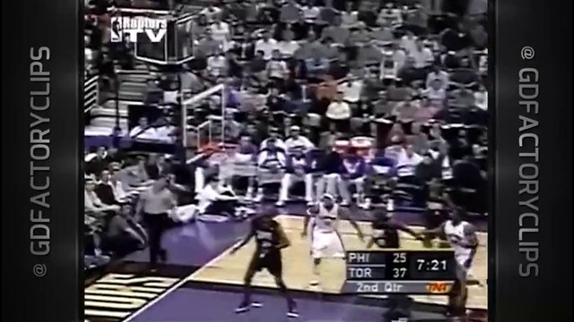 Throwback: 2001 Playoffs. Allen Iverson vs Vince Carter Duel Highlights (Game6)
