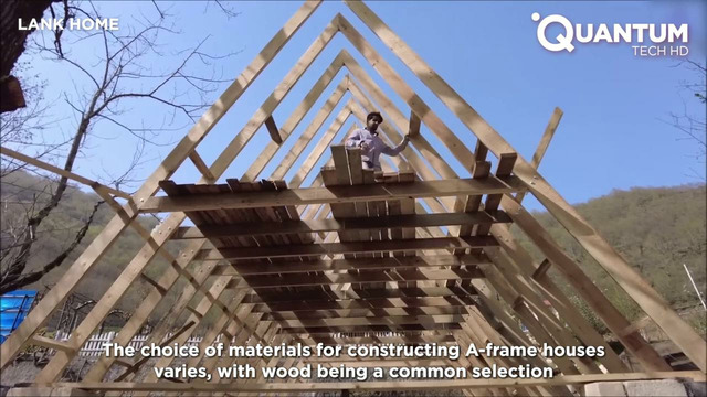 Amazing A-Frame House Construction Process Start to Finish in 4 Months | by @LankHome