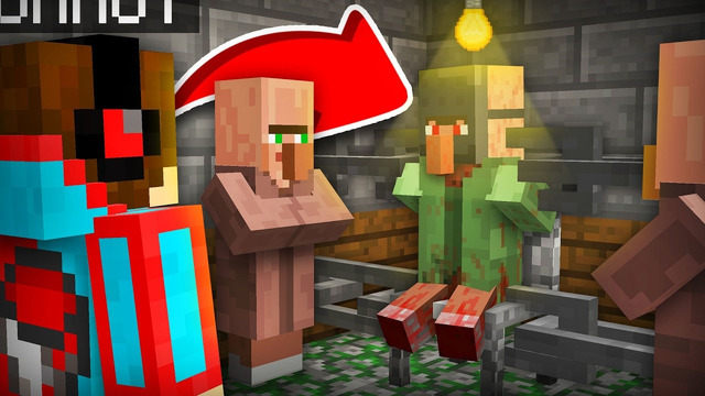 ЖИТЕЛИ ПОЙМАЛИ САМОГО ОПАСНОГО ЖИТЕЛЯ В МАЙНКРАФТ | Компот Minecraft