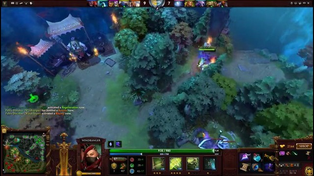 Dota 2 Dendi ● Windranger ● Gameplay