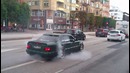 Mercedes E500 W124 Burnout on 20 Brabus wheels