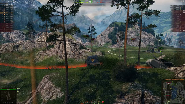 WoT добор фрага на арте Kalashnikov