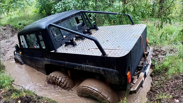 OffroadSPB. Засадили УАЗ 6х6 и TLC80 на порталах так, что Лебедки не справляются
