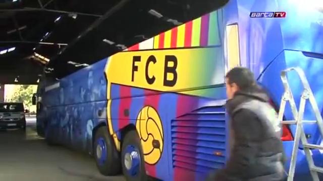 Новый официальный автобус FC Barcelona
