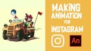 Making Animation for INSTAGRAM! Adobe Animate