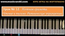 Урок 12. Курс фортепиано. Нотная грамота