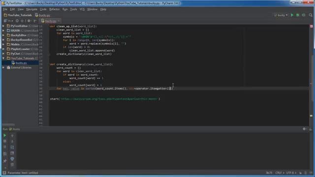 Python Programming Tutorial – 37 – Word Frequency Counter (3-3)