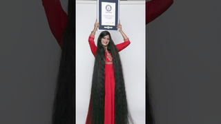 Longest hair (female) – 236.22 cm (7ft 9 in) by Smita Srivastava
