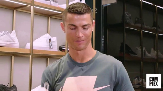 Cristiano Ronaldo Goes Sneaker Shopping With Complex
