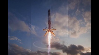 Видео посадки многоразовой первой ступени ракеты Falcon 9