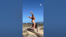 Becathletic came to beach, saw, and conquered it