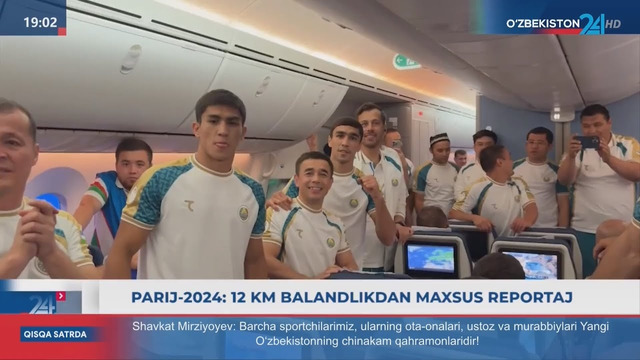 Parij-2024: 12 km balandlikdan maxsus reportaj