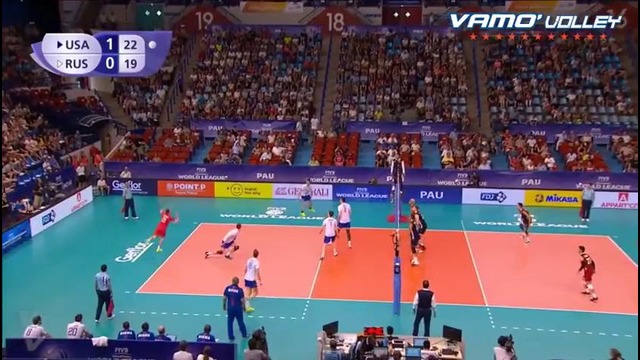 ALL BREAKS REMOVED – USA v Russia – FIVB World League 2017 Pool Play – YouTube