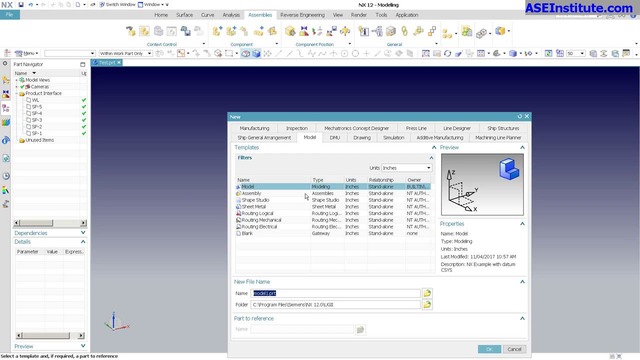Siemens NX 12 New Product Interface Tools