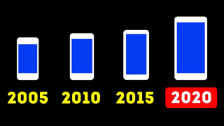 Почему с годами смартфоны увеличиваются в размерах