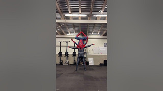 Superhero Duo Takes on Balancing Act in Epic Costume Attempt