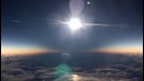 Солнечное затмение на борту самолета