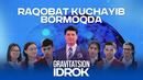 RAQOBAT KUCHAYIB BORMOQDA // GRAVITATSION IDROK // INTELEKTUAL TELESHOU