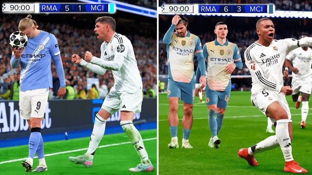 6 БЕЗУМНЫХ ПРОТИВОСТОЯНИЙ МЕЖДУ РЕАЛОМ И МАН СИТИ | 4К