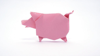 Свинья Оригами | Origami Pig (Jo Nakashima)