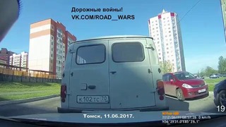 Новая подборка ДТП и аварий от «Дорожные войны» за 12.06.2017