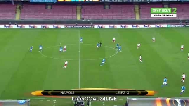 (HD) Наполи – Рб Лейпциг | лига европы 2017/18 | 1/16 финала | первый матч