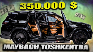 350000$ maybach GLS 600 Toshkenga kirdi