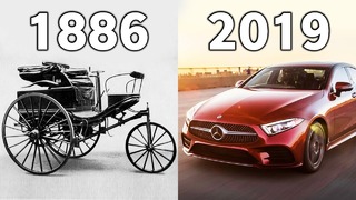 Эволюция развития автомобилей Mercedes-Benz 1886 – 2019