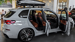 2025 Gray BMW X5 xDrive40i M Sport Facelift – Luxury SUV in Detail