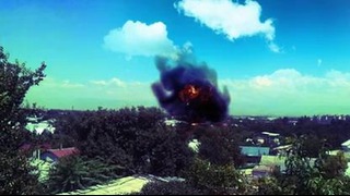 After effects – bomb in city footage