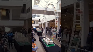 Largest LEGO® brick Ferris wheel – 3.38 metres (11 feet 1 inch) by Tomáš Kašpařík in Utrecht