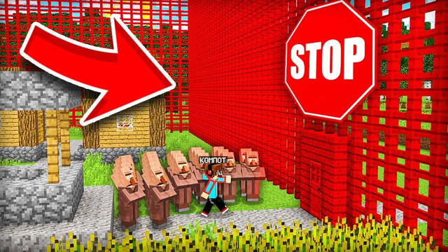 КАК НАМ С ЖИТЕЛЯМИ ПОКИНУТЬ НАШУ ДЕРЕВНЮ В МАЙНКРАФТ | Компот Minecraft