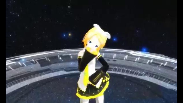 MMD】Kagamine Rin – Galaxias! 【Reloaded