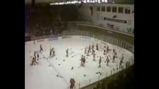Хоккей, драка СССР – Канада, 1987г