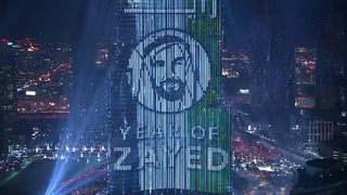 Dubai, UAE Burj Khalifa Laser Show 2018 I New Year Celebration I HD