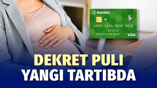 Dekret puli va kasallik nafaqasi yangi tartibda toʻlanadi