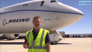 Экстремальный тест тормозов Boeing 747-8