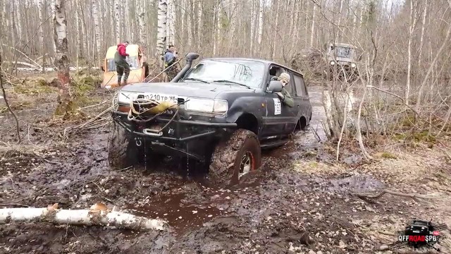 OffroadSPB. Мы утонули) весенний оффроуд! УАЗ Саши, нива мандаринка, и другие