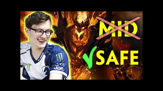 Miracle picked SIGNATURE Shadow Fiend SAFE LANE position 1