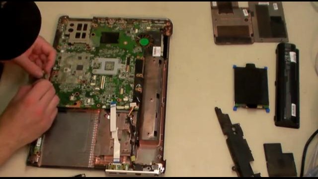 HP DV6 Take Apart/Disassembly for CPU FAN Replacement