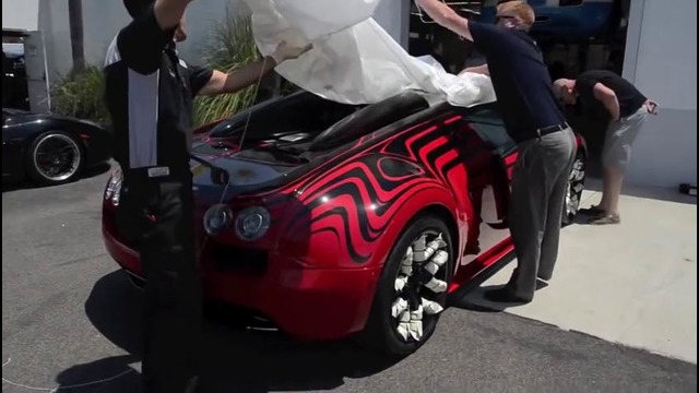Как доставляется Bugatti Veyron L’Or Style Vitesse новому владельцу