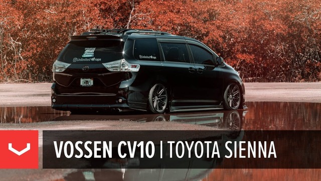 Toyota Sienna | Vossen CV10 Concave Wheel | Unlimited Wraps Miami