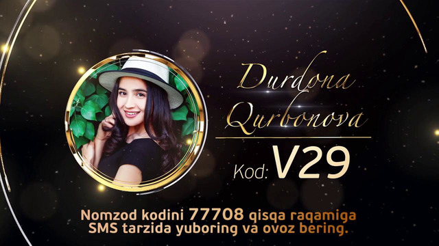 Durdona Qurbonova Oltin Kabutar 2019 nomzodi