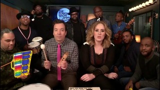 Jimmy Fallon, Adele & The Roots Sing "Hello" (w/Classroom Instruments)