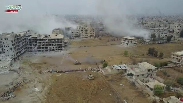 Прорыв обороны террористов. Ярмук