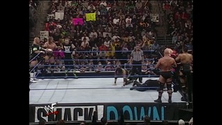 Kane Shane, McMahon, The Rock, Stone Cold vs D-Generation-X (X-Pac, Triple H, Road D