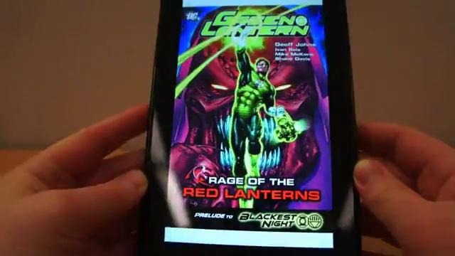 Comics on the Kindle Fire (hands-on)