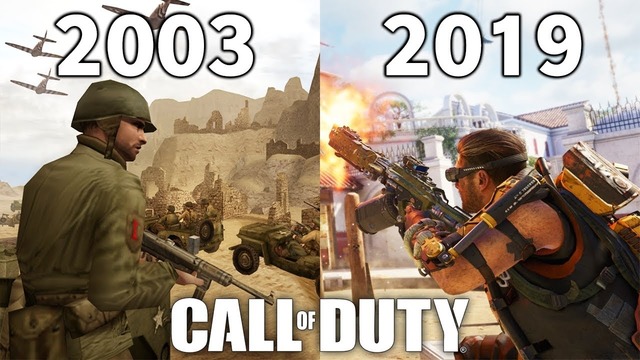 Эволюция развития игр Call of Duty 2003 – 2019