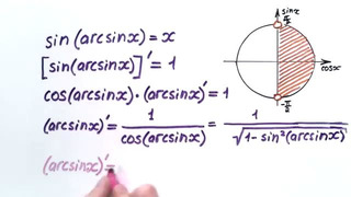 Производная арксинуса